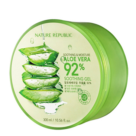 NATURE REPUBLIC ,NATURE REPUBLIC Soothing & Moisture Aloe Vera 92% 300ml ,nature republic korea ,nature republic รีวิว, nature republic aloe vera ,nature republic ของแท้เจลว่านหางจระเข้ ,เจลว่านหางจระเข้ สรรพคุณ ,เจลว่านหางจระเข้ ยี่ห้อไหนดี ,เจลว่านหางจระเข้ รักษาสิว ,เจลว่านหางจระเข้ ทาหน้า ,เจลว่านหางจระเข้ กระปุก